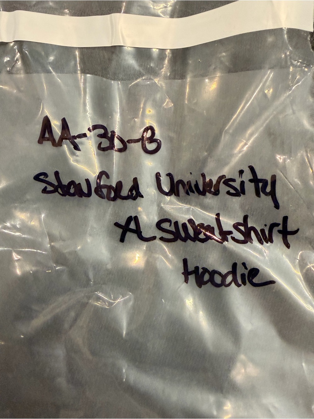 Stanford University J America Embroidered Gray Hoodie Sweatshirt XL - Picture 8 of 8